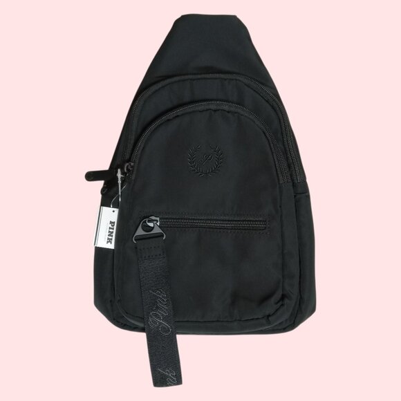 PINK VICTORIA\'S SECRET Nylon Sling Backpack main image 4